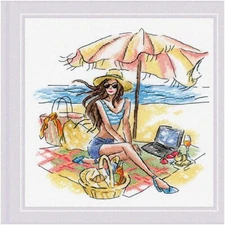 StitchCraft 20x20: Complete Counted Cross Stitch Kit for Beginners - DIY Embroid