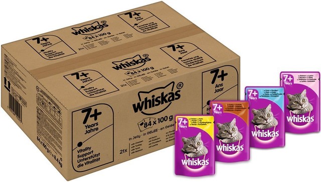 whiskas 84 pouches