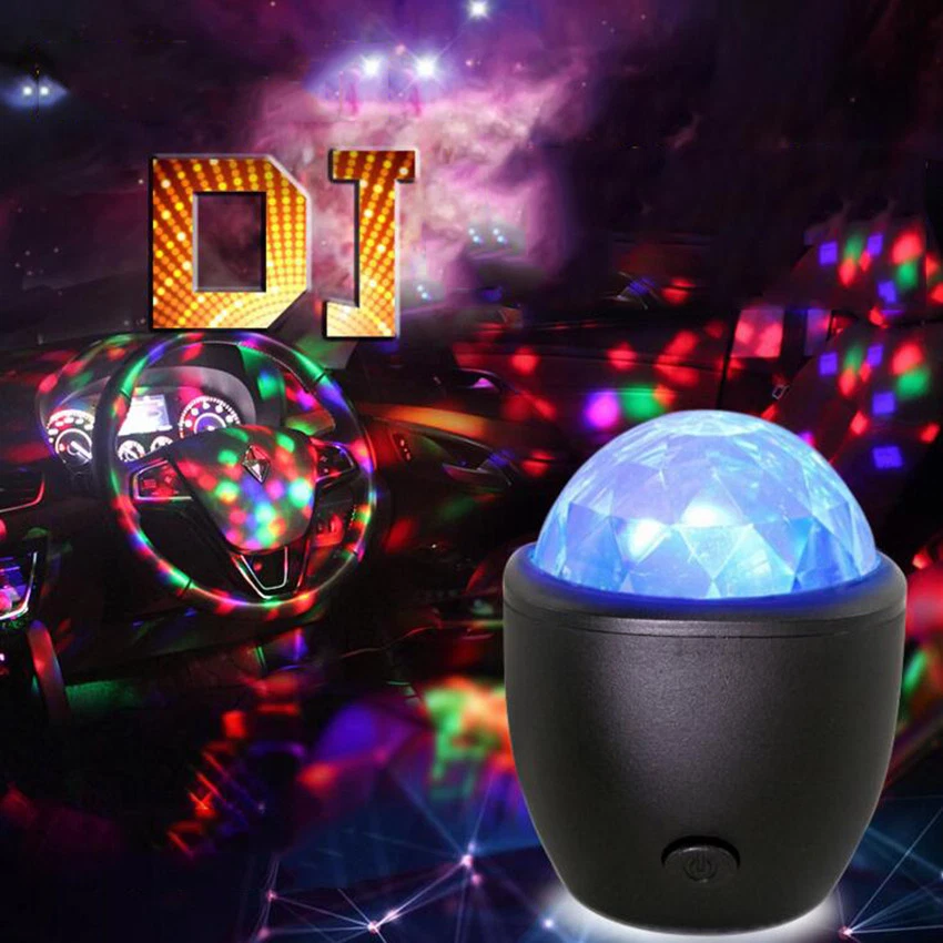 Stage Light Mini Moving Head Light For DJ Disco Party Sound Actived Lighting - Image 3 of 4