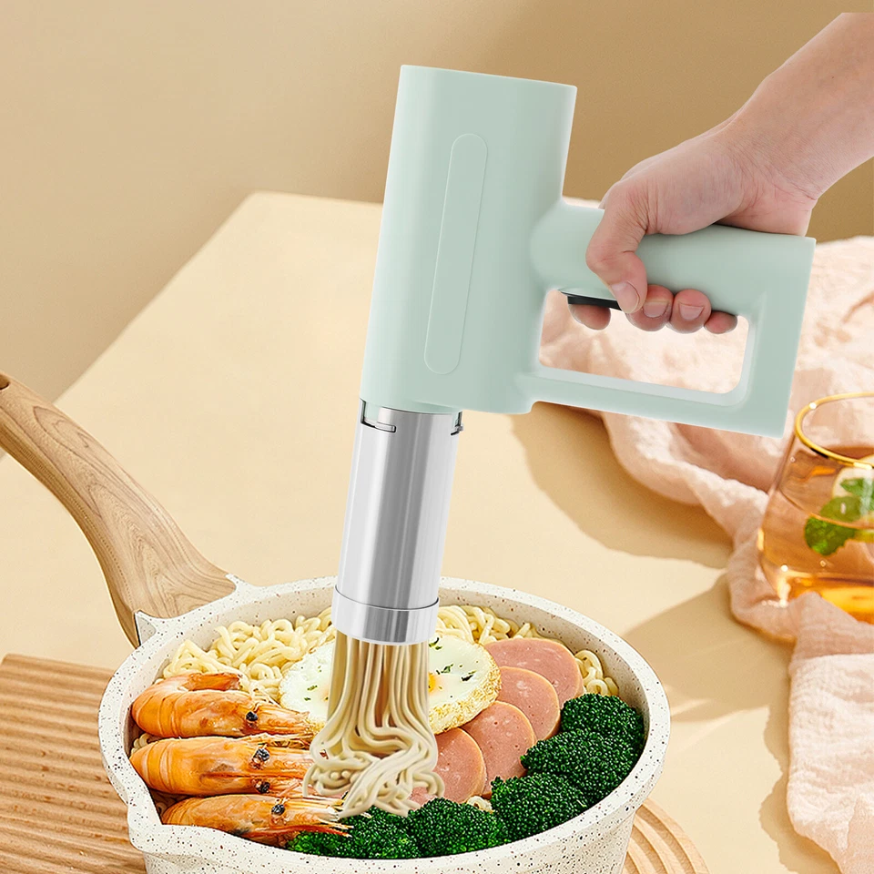 Portable 5-in-1 Handheld Electric Pasta Noodle Gun, Cordless Pasta Machine HOT - Image 2 of 4