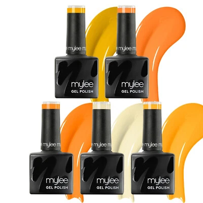 Mylee Gel Nail Polish Yellow Orange Range UV LED Soak-Off Manicure Pedicure 8ml