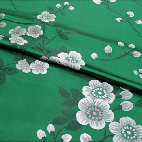 Embroidered Flower Fabric Jacquard Satin Brocade DIY Dress Sold By Meter - Picture 20 of 29