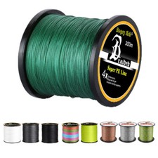 328 547 1094 Yards Super 4 Strands PE Test Braided Fishing Line Spool 9 Colors