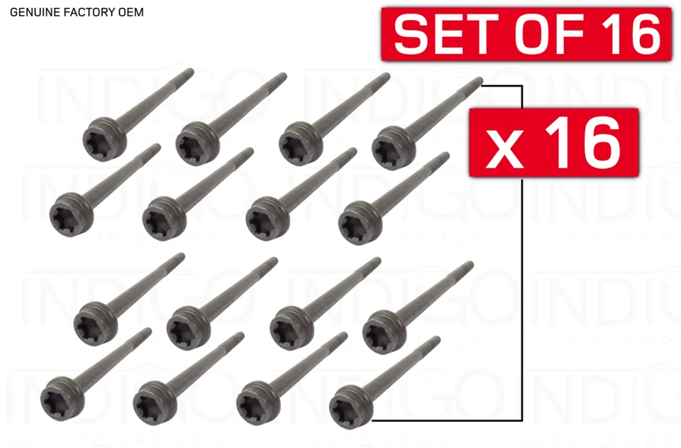 正品 Land Rover CYLINDER 头套 3.0L SC V6 PETROL (LR026143 x 16) — 第 2/2 张图片