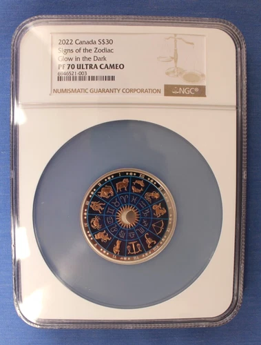 2022 Canada Silver 3oz Proof $30 coin "Signs of the Zodiac" NGC PF70 with COA