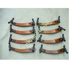 8 Pcs 3/4 4/4 Violin Shoulder Rest Solid Maple Wood Pad Adjustable Copper Screws