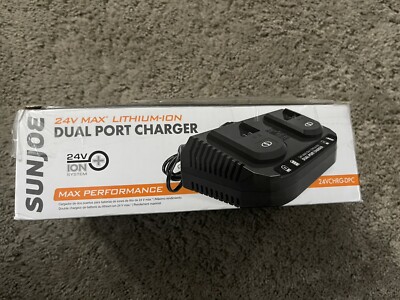 Snow Joe + Sun Joe 24V iON+ Dual Port Quick Charge Docking Station