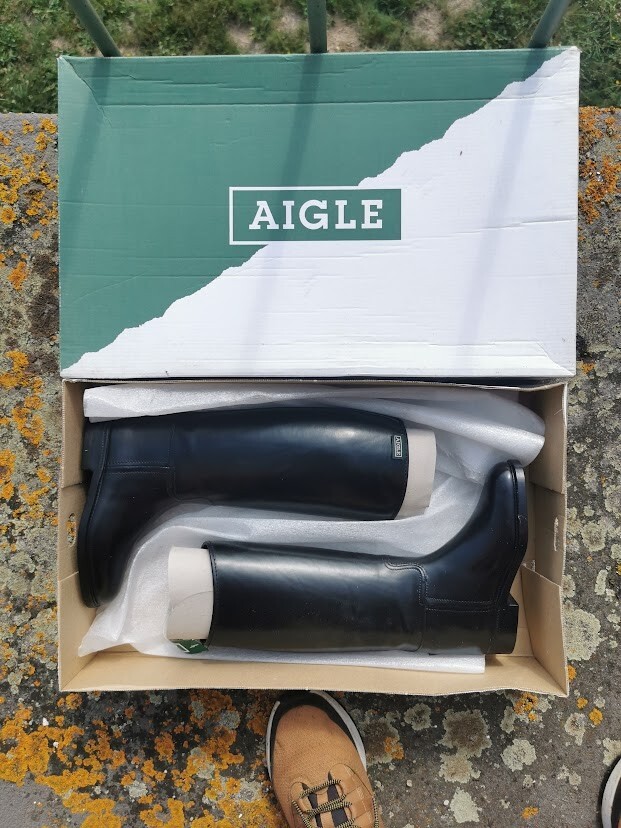 Botas De Equitación Mixtas "Aigle Start S" - Talla 30 - Nuevas Caja