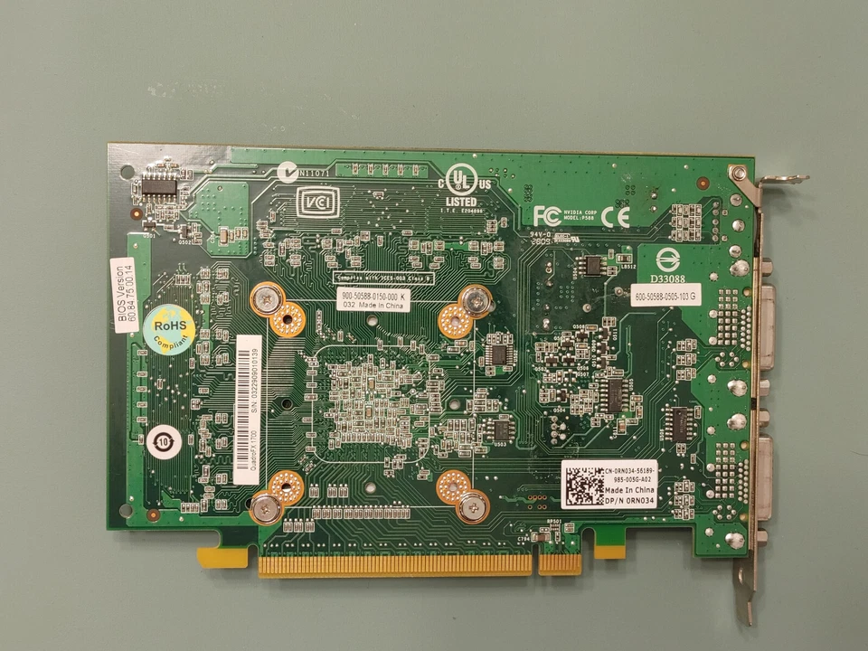 Nvidia Quadro FX1700 Video Card 512MB DDR2 - TESTED, NEW CAPACITORS - Image 2 of 3