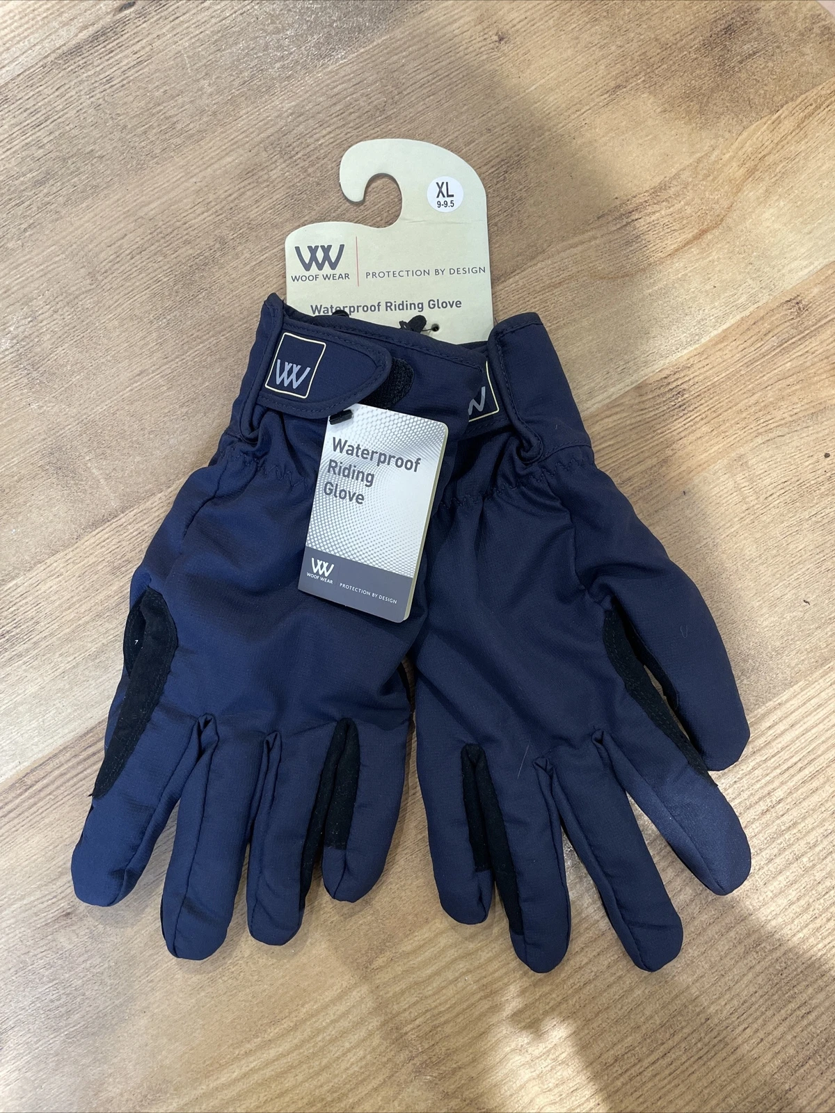 Woof Wear Waterproof Riding Gloves - NAVY - XL