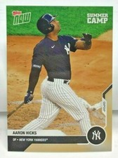 Aaron Hicks 2020 Topps Now Summer Camp Wave 3 #OD-512 - New York Yankees SP/1763