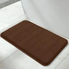 Memory Foam Bath Mat Large Size 31.5 by 19.8 Inches Comfortable Soft Super Wa...