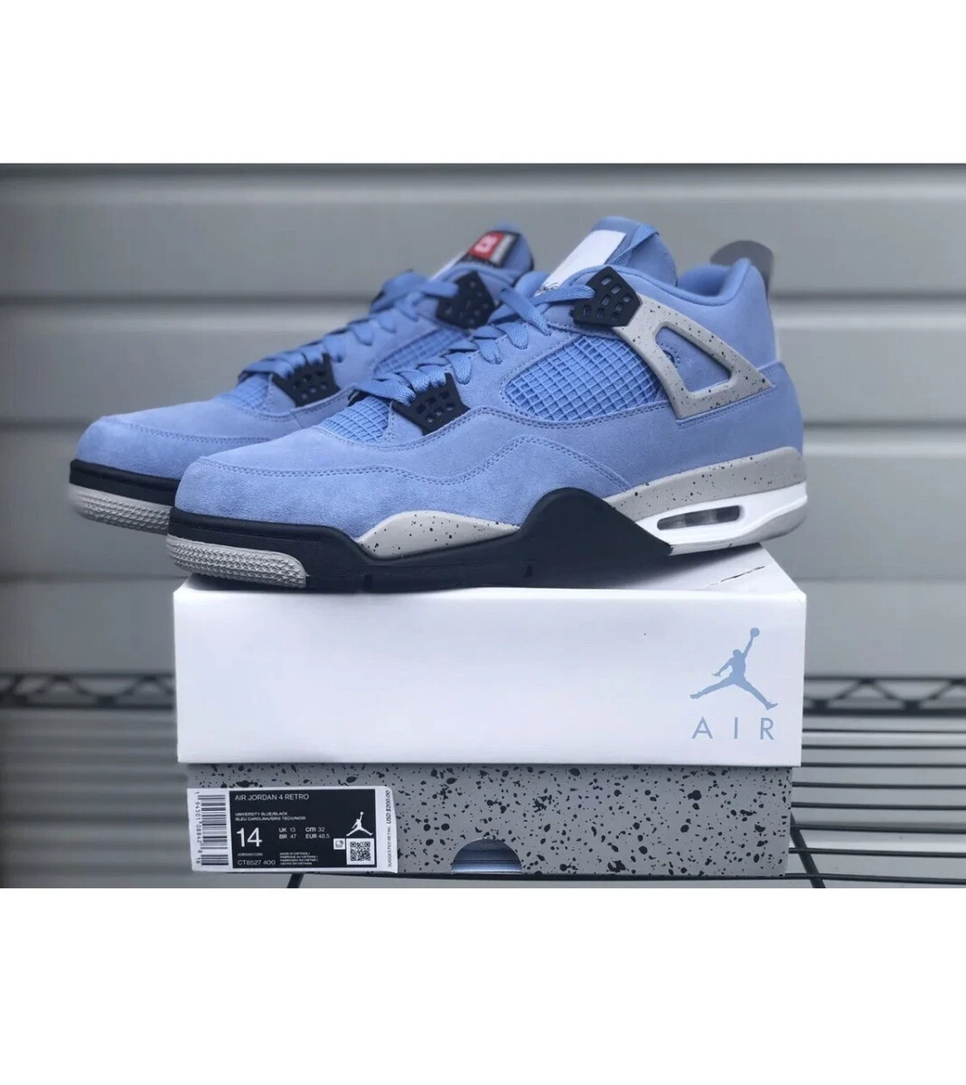 Jordan 4 Retro University Blue Men's - CT8527-400 - US