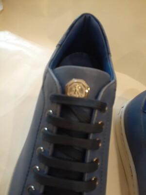 Stefano RICCI Leather Junior Sneaker EAGLE Shoes LOGO Eu 36  display picture 1