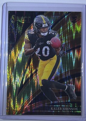 2025 Panini Select - Club Level Kaleb Johnson #252 Copper Shock Prizm /899 (RC)