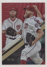 2019 Topps Gold Label Class 2 Red 31/50 Stephen Strasburg #65 4t6
