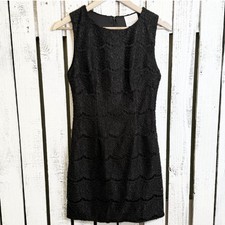 Coveted Clothing Lace Classic Little Black Dress Size Small Sleeveless Zip Back