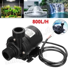 High Pressure Submersible Water Pump 12V Brushless Motor Fish Tank Pump 800L/H