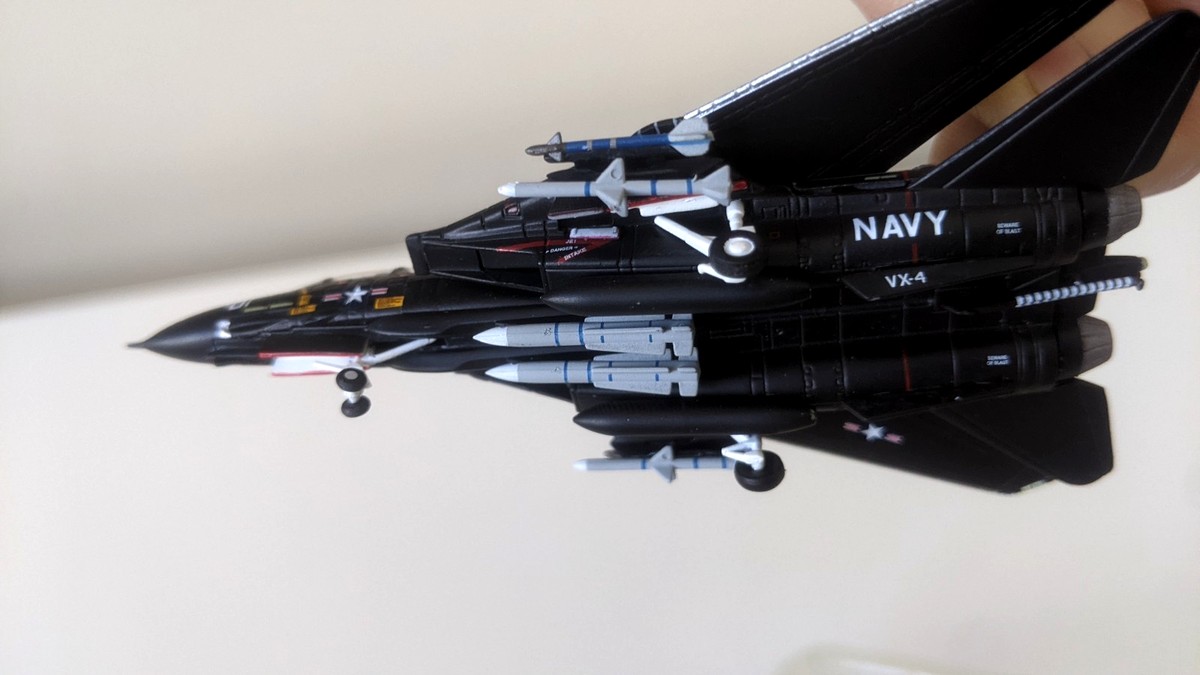hogan 1/80 F-14A Tomcat VX-4 ブラックバニー 1/80 F-14A トムキャット アメリカ海軍 第4航空試験評価飛行隊 エ