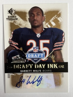 2007 Upper Deck SP Rookie Threads Garrett Wolfe Auto