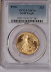 1998 Gold Eagle 1/2 oz. $25 PCGS MS70