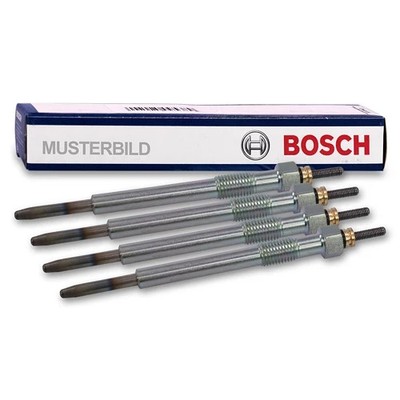 4x Glühkerze BOSCH 0250204001 für FORD FIESTA 5 FOCUS 2 PEUGEOT CITROEN 1.4 1.6