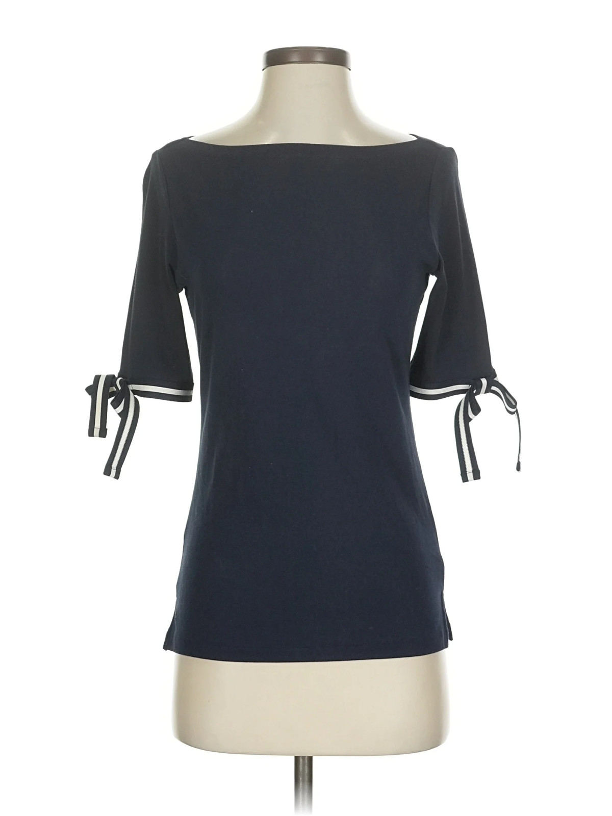 Lauren by Ralph Lauren Women Blue 3/4 Sleeve Top S