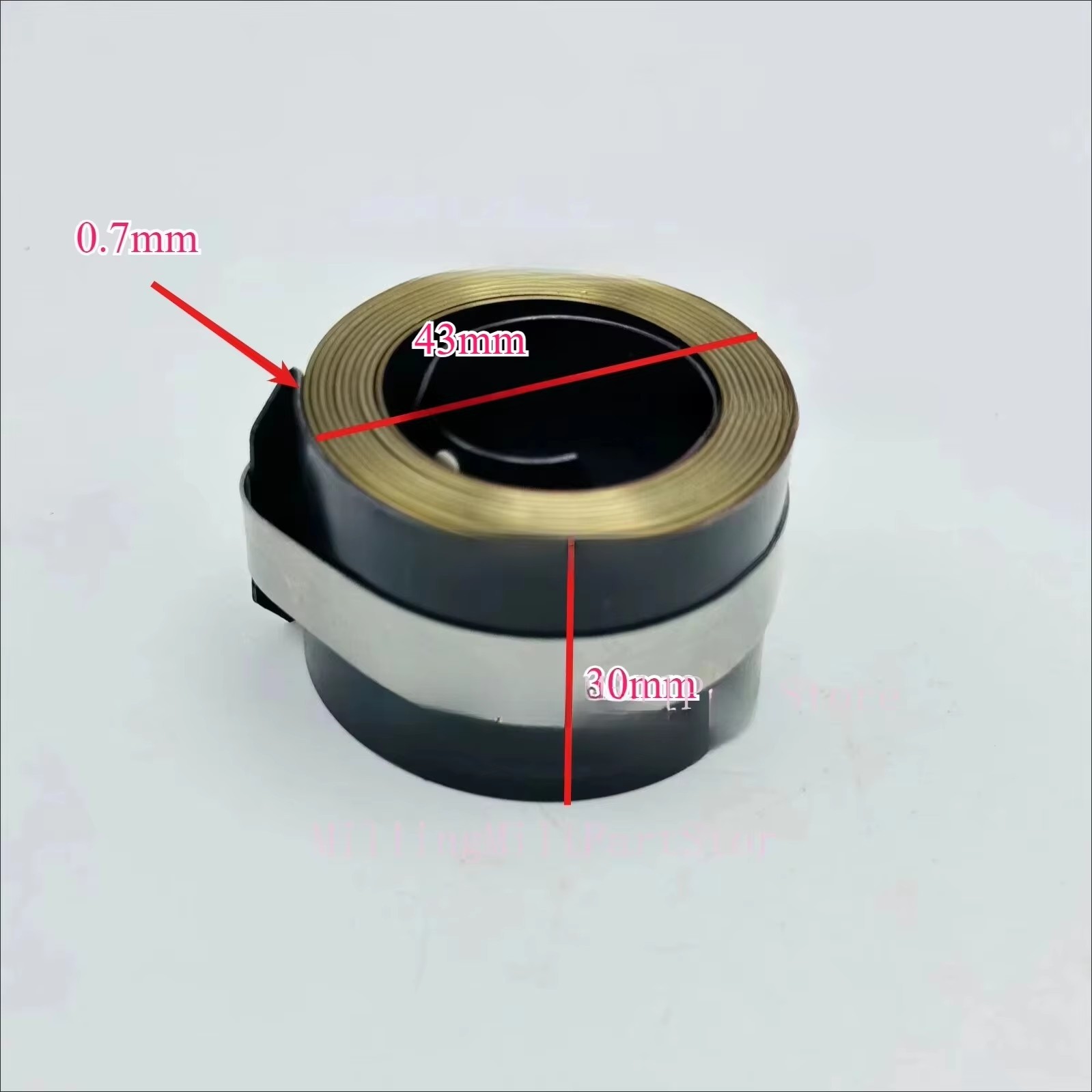 2Pcs B178 Clock Return Spring 43x25mm 43x30mm 56x30mm 3/4/5/6# Milling ...