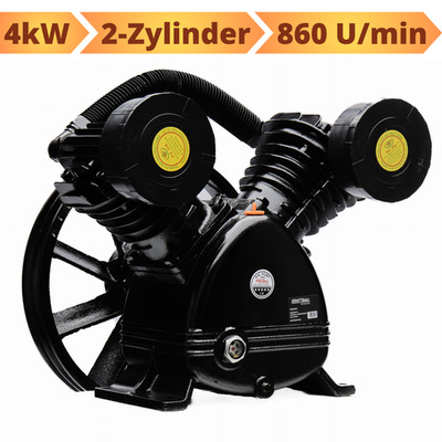 Kompressor 4 kW Zweizylinder KD1404 Ölgefüllt Werkstatt Druckluftanlage