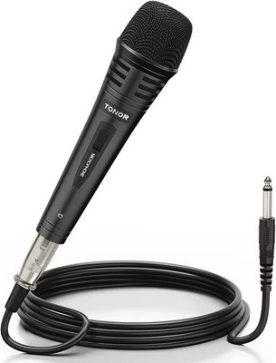TONOR K1 Dynamisches Metall Hand Karaoke Mikrofon mit Kabel (B537)