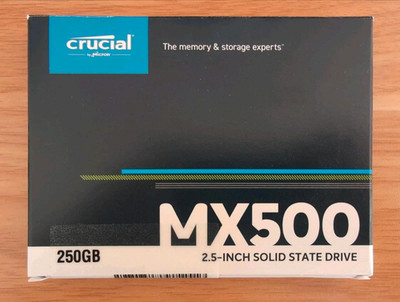 250 GB SATA III Crucial MX500 CT250MX500SSD1 3D-NAND TLC SSD 2.5'' Festplatte