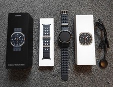 SAMSUNG GALAXY WATCH ULTRA 47MM LTE / 4G TITANIUM SILVER SMART WATCH PRISTINE