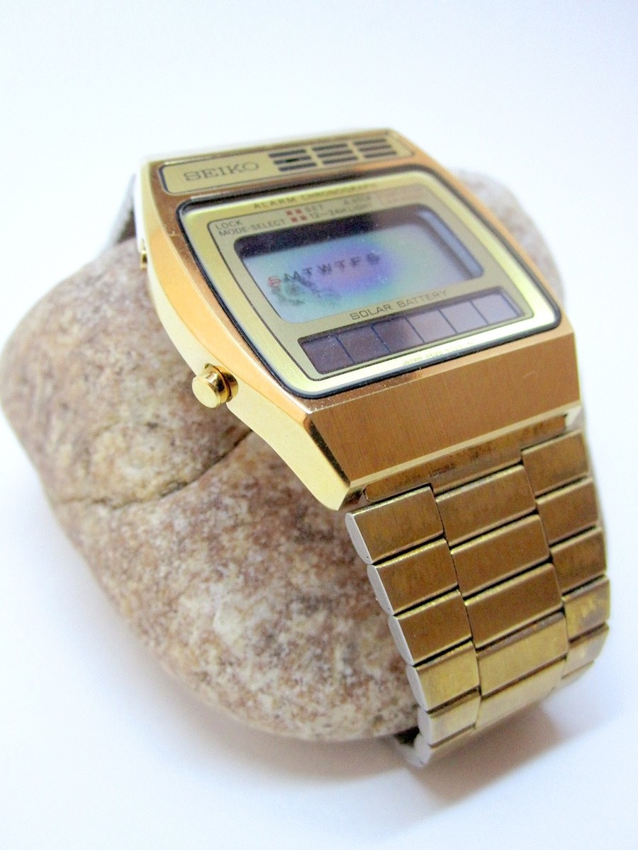 SEIKO デジタル　A628-5020 Vintage 1980s Gold SOLAR Seiko Digital Watch A628-5020 JAPAN | eBay