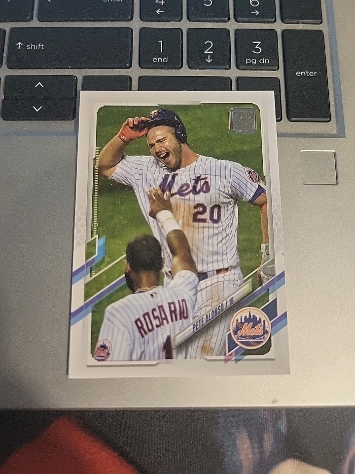 2021 Topps Series 1 PETE ALONSO PHOTO VARIATION #84 SP **RARE**