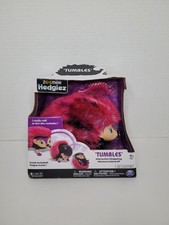 NEW ZOOMER Hedgiez TUMBLES Interactive Hedgehog Pink Comb Included Toy Pet RARE