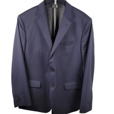 Banana Republic Blazer Sportcoat Mens 44R Navy Wool Slim Fit Business