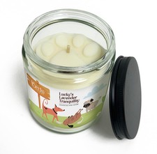 9 oz Pet Odor Eliminator for Home, Lavender Scented Candle, Cat Pet...