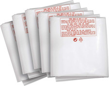 Clear Plastic Dust Collector Replacement Bag