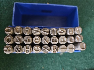 Alphabet Metal Stamp Set 1/4'' 6mm