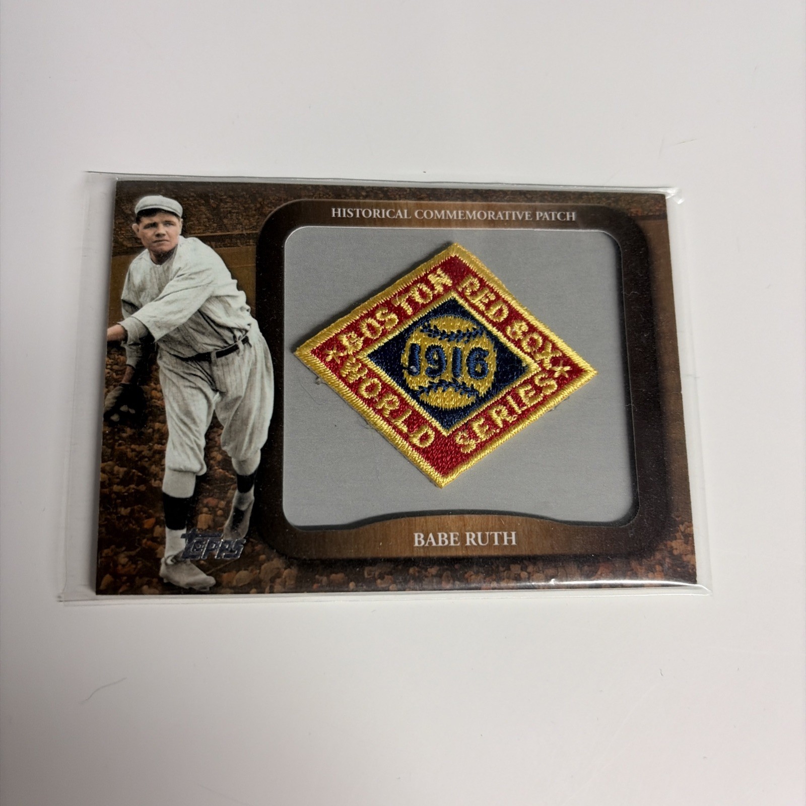 Babe Ruth 2009 Topps Historical Commemorative 1916 World Series patch ...