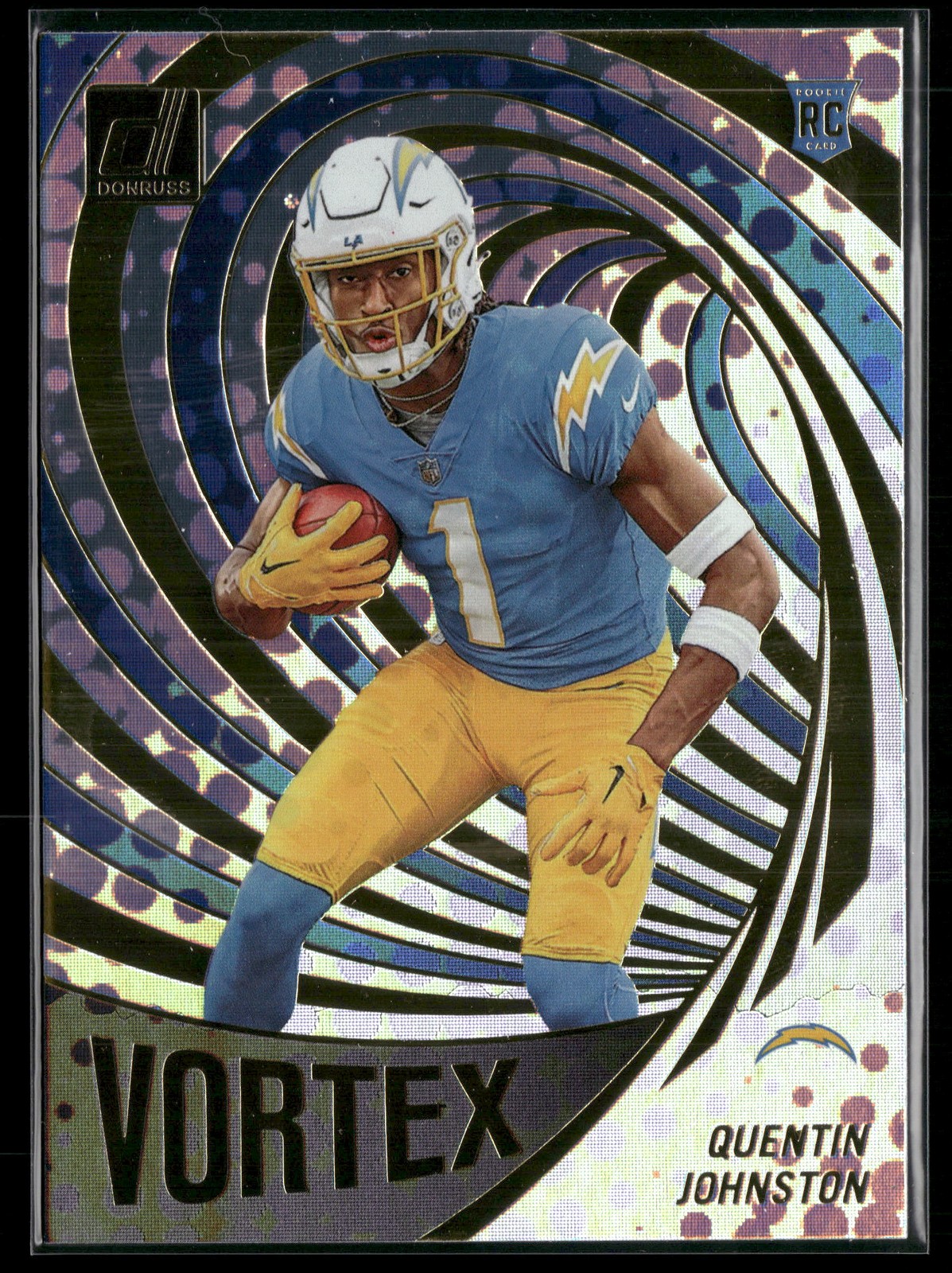 2023 Donruss #VOR-25 Quentin Johnston Vortex