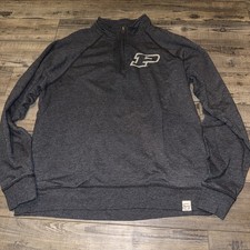 Purdue University 1/4zip Sweater XL