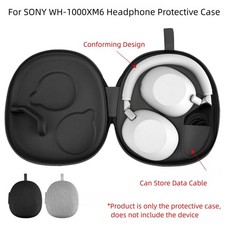 EVA Protective Bag for Sony WH1000XM6 Headphones with Extra Cable Space