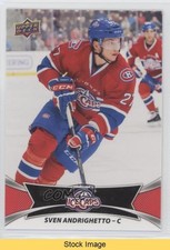 2016-17 Upper Deck AHL Red Sven Andrighetto #72 READ 01mr