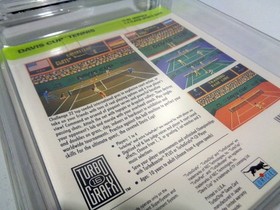 Davis Cup Tennis NEC TurboGrafx-16 TG16 1991 USA NEW SEALED GRADED WATA 8.0 A+