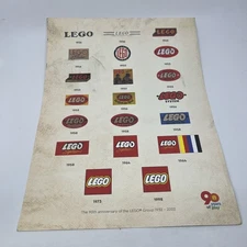 Lego 90th Anniversary Art Print Poster 90 Years Of Play DAMAGED