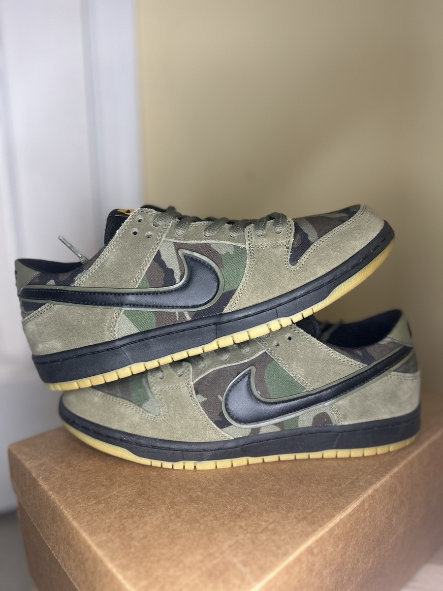 Size 10.5 - Nike Zoom Dunk Pro SB Low Camo for sale online | eBay