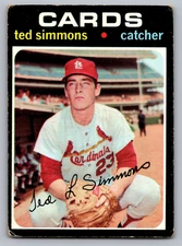 1971 TOPPS #117 TED SIMMONS CARDINALS ROOKIE