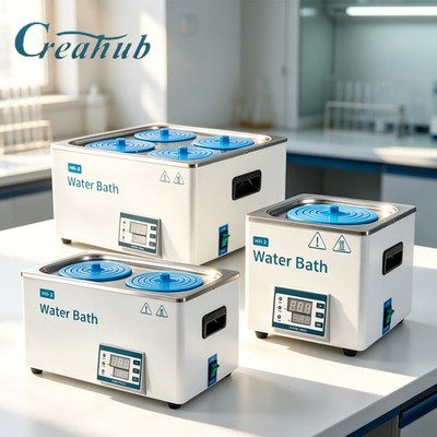 Lab Water Bath 3/6/12L Digital Thermostatic Water Bath Heater for Lab