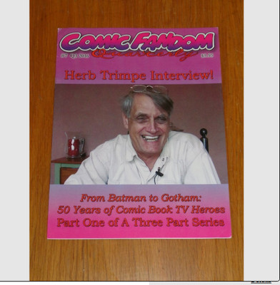 COMIC FANDOM QUARTERLY #7 Q3 2016 HERB TRIMPE INTERVIEW US MAGAZINE~